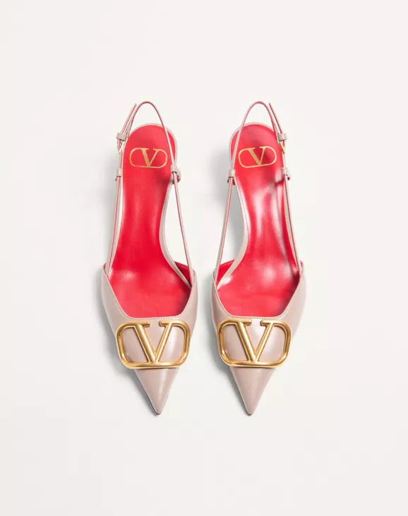 Valentino Vlogo Signature Calfskin Slingback Pump 40Mm / 1.6 In. - Image 5